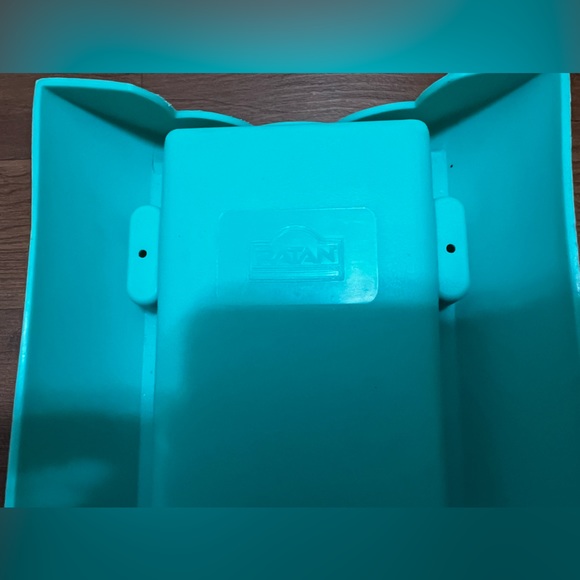 Ratan Dish Rack | Pink and Blue - Picture 3 of 7